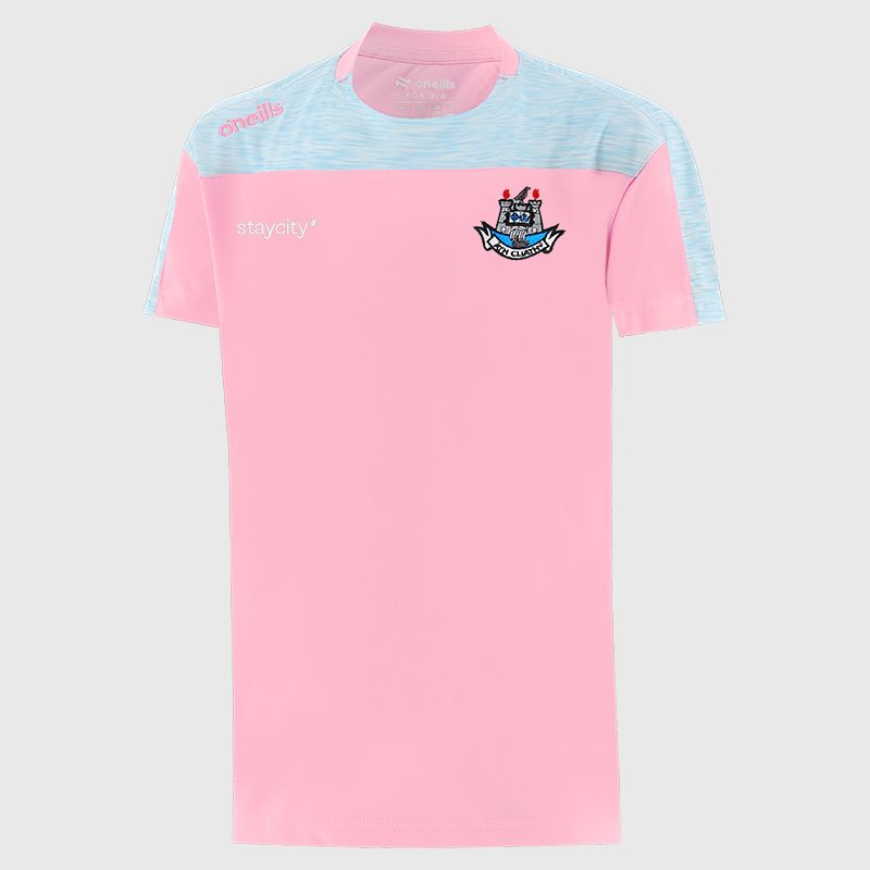 Dublin GAA Kids' Paxton T-Shirt Pale Pink from O’Neills
