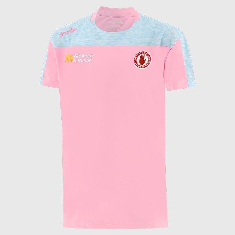 Tyrone GAA Kids' Paxton T-Shirt Pale Pink from O’Neills