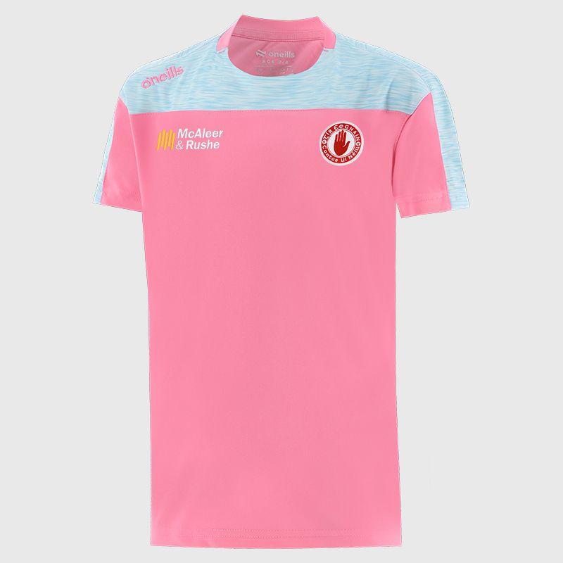 Tyrone GAA Kids' Paxton T-Shirt Pink from O’Neills