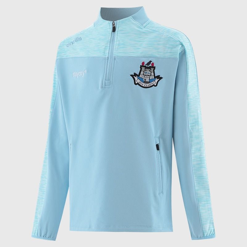 Dublin GAA Kids' Paxton Brushed Half Zip Top Blue from O’Neills