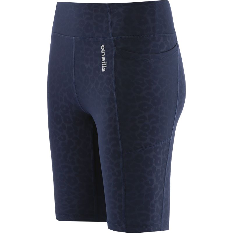 Marine women’s high waisted cycling shorts with side pockets by O’Neills.