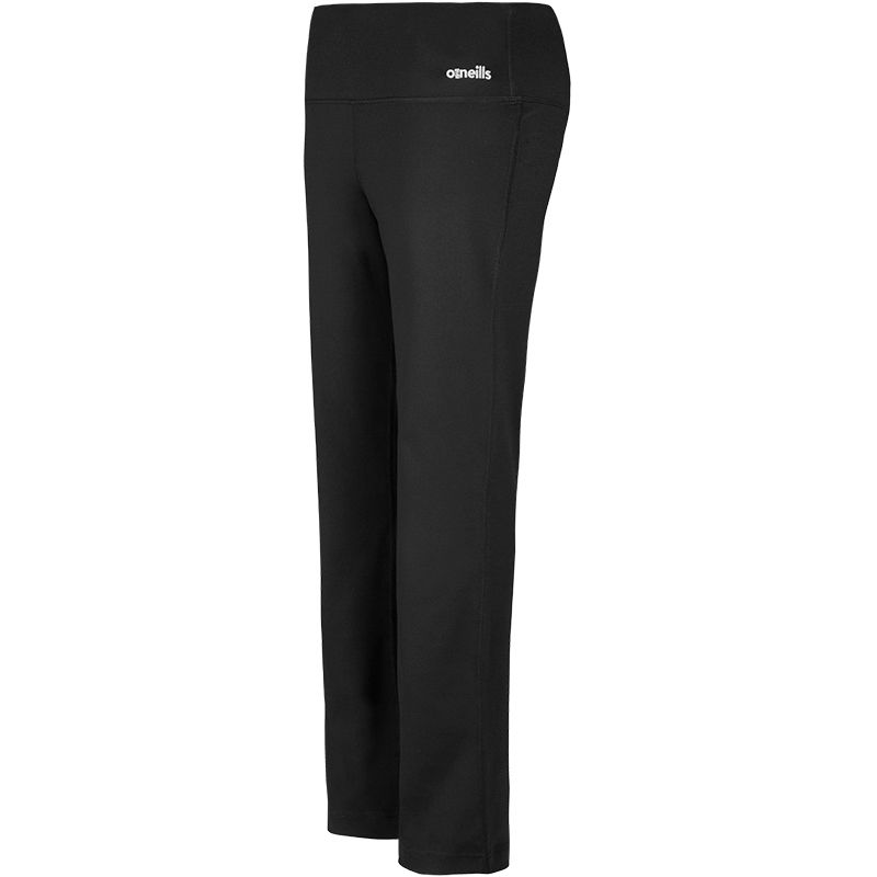 Kids’ Black Slim Fit yoga pants with pocket on inner waistband by O’Neills.