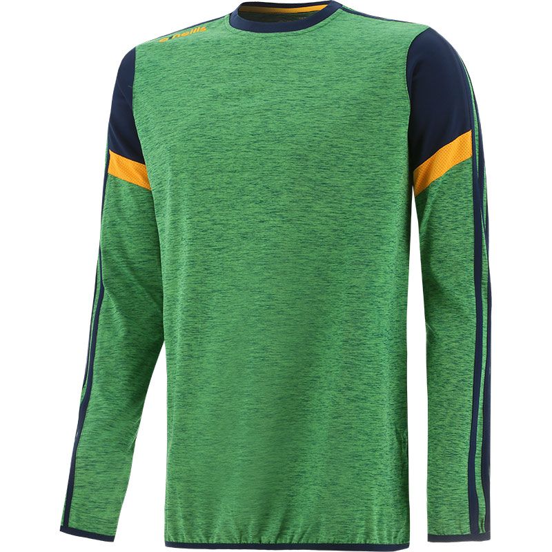 Men's bottle green crew neck sweatshirt from O'Neills.