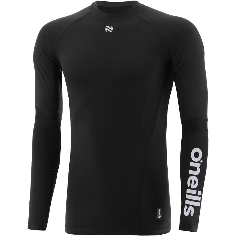 Black O'Neills Kids' Pro Body III Poly Elastane Baselayer Top from O'Neills.