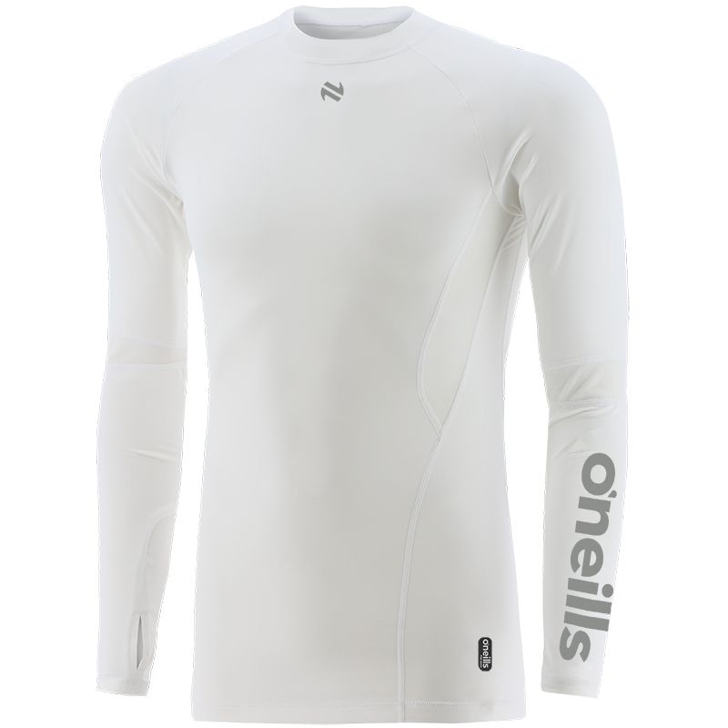 White O'Neills Men's Pro Body III Poly Elastane Baselayer Top from O'Neill's.