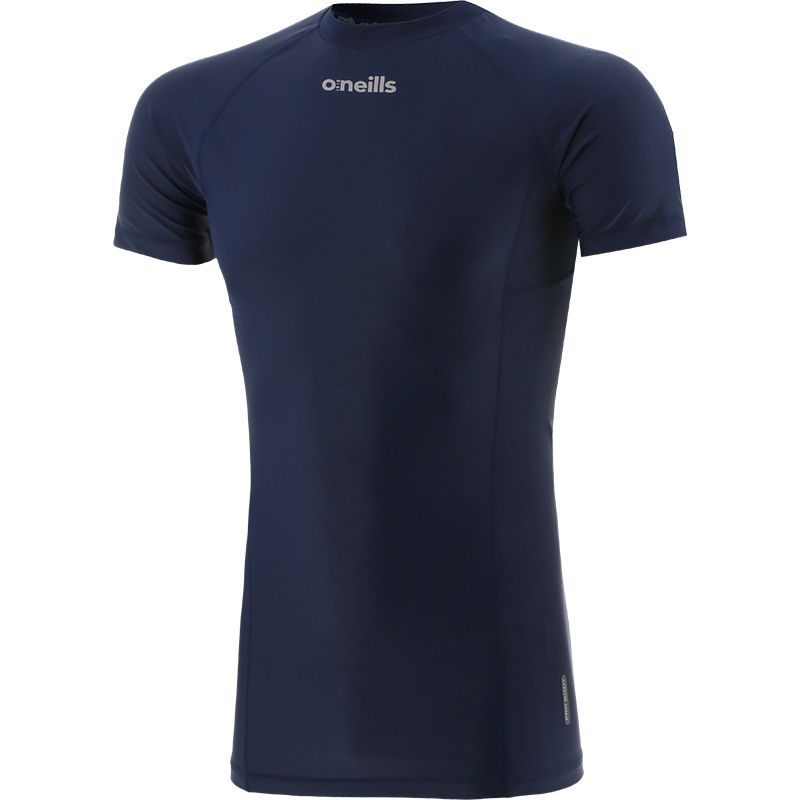Marine men’s base layer compression short sleeve t-shirt with mesh panels by O’Neills.