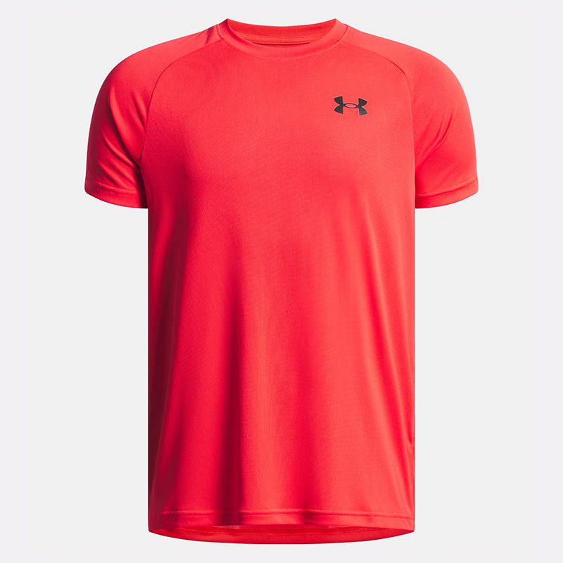 Red and Black Under Armour Kids' UA Tech™ 2.0 T-Shirt from O'Neills