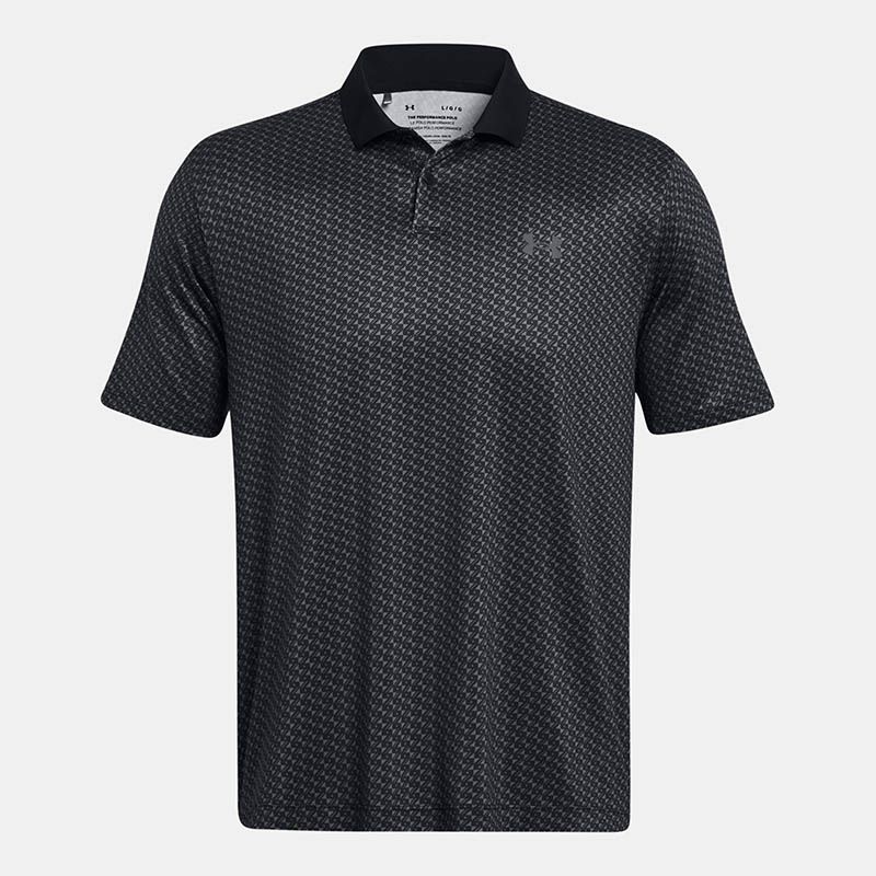 Black Under Armour Men's Performance 3.0 Polo from O'Neill's.