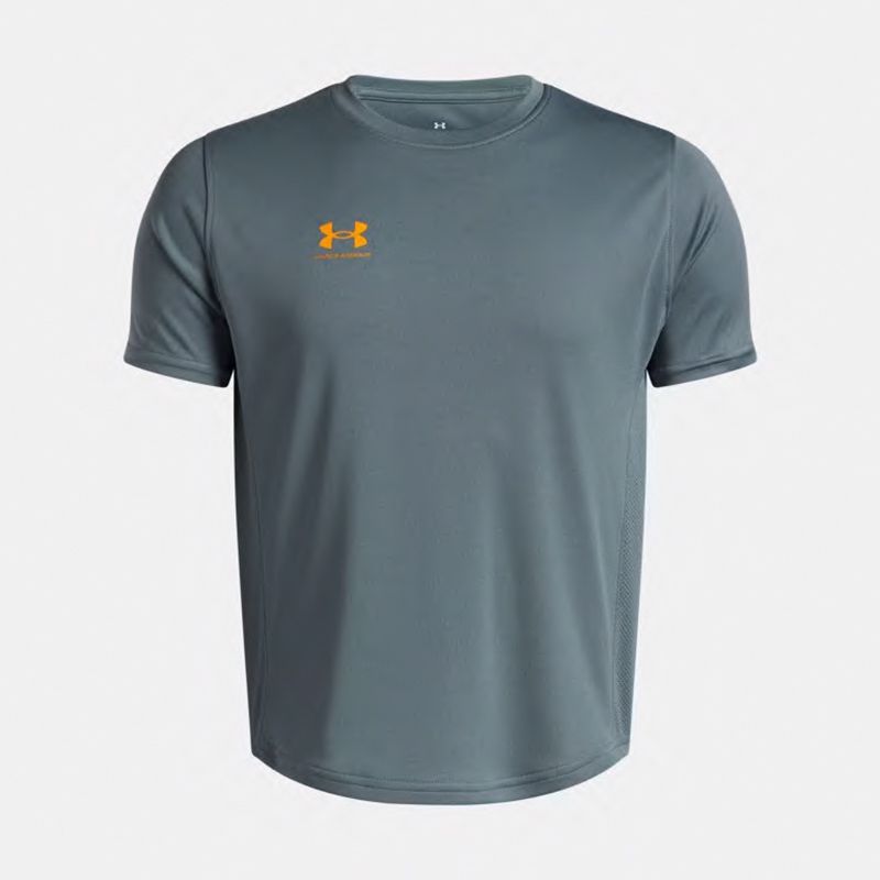 Blue and orange Under Armour Kids' UA Challenger T-Shirt from O'Neills