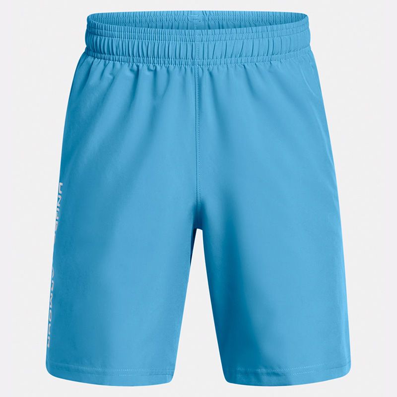 Blue Under Armour Kids' UA Tech™ Woven Wordmark Shorts from O'Neills.