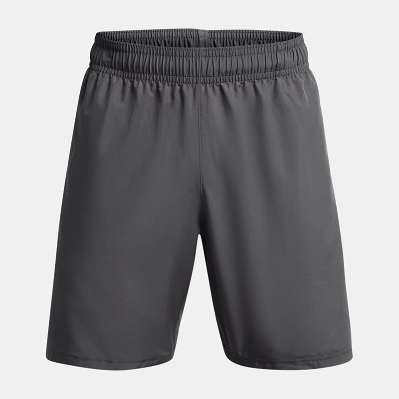 Grey Men's Under Armour UA Woven Wordmark Shorts from O'Neills.