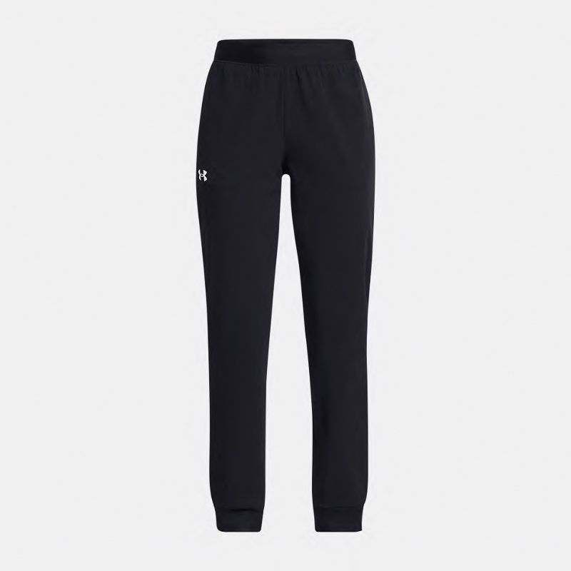 Black Under Armour Kids' UA Rival Woven Joggers From O'Neills.