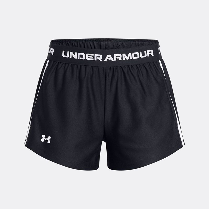 Black and White Under Armour Kids' UA Tech™ Play Up Shorts from O'Neills
