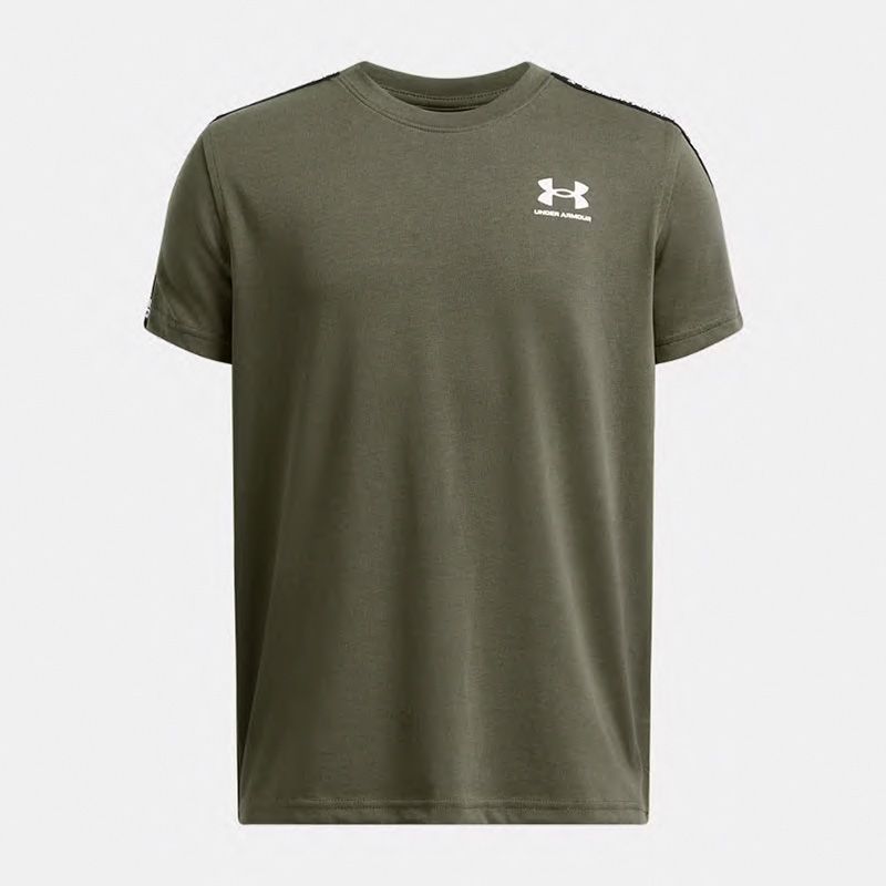 Green Under Armour Kids' UA Sportstyle Taped T-Shirt From O'Neills