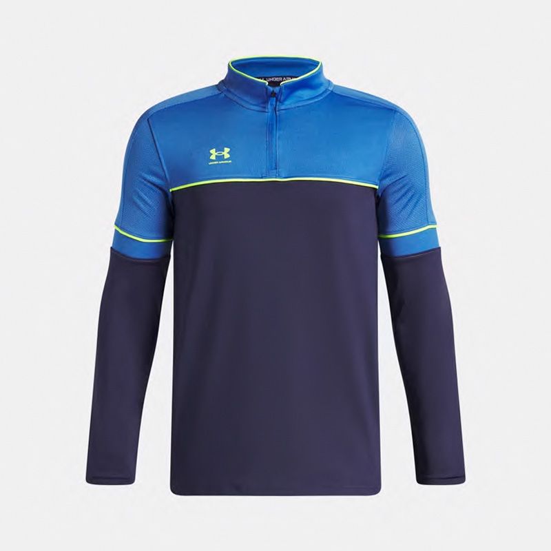 Washed Navy Under Armour Kids' UA Challenger Training Quarter Zip From O'Neills