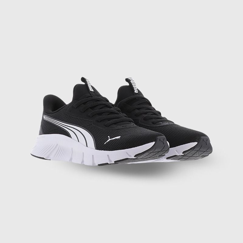 Kids' Black Puma Flex Focus Lite Slip Tech Running Shoes from O'Neills.
