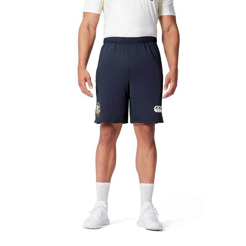 Navy Canterbury Men's British & Irish Lions 24/25 Gym Training Shorts from O'Neills