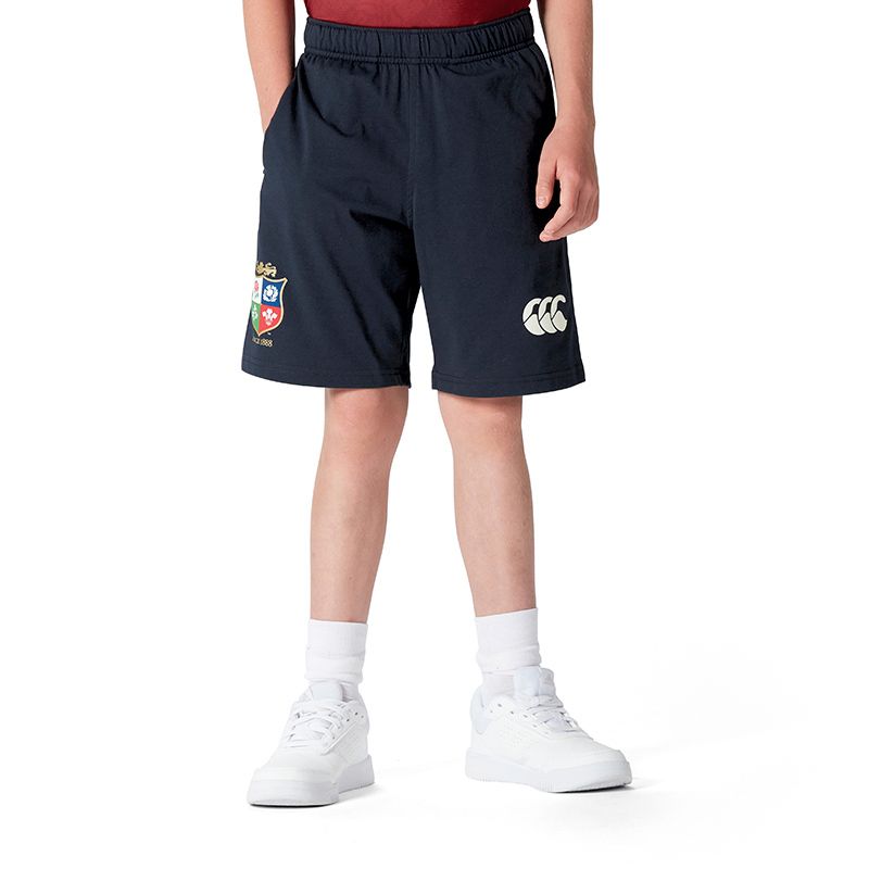 Navy Canterbury Kids' British & Irish Lions 24/25 Gym Training Short from O'Neills