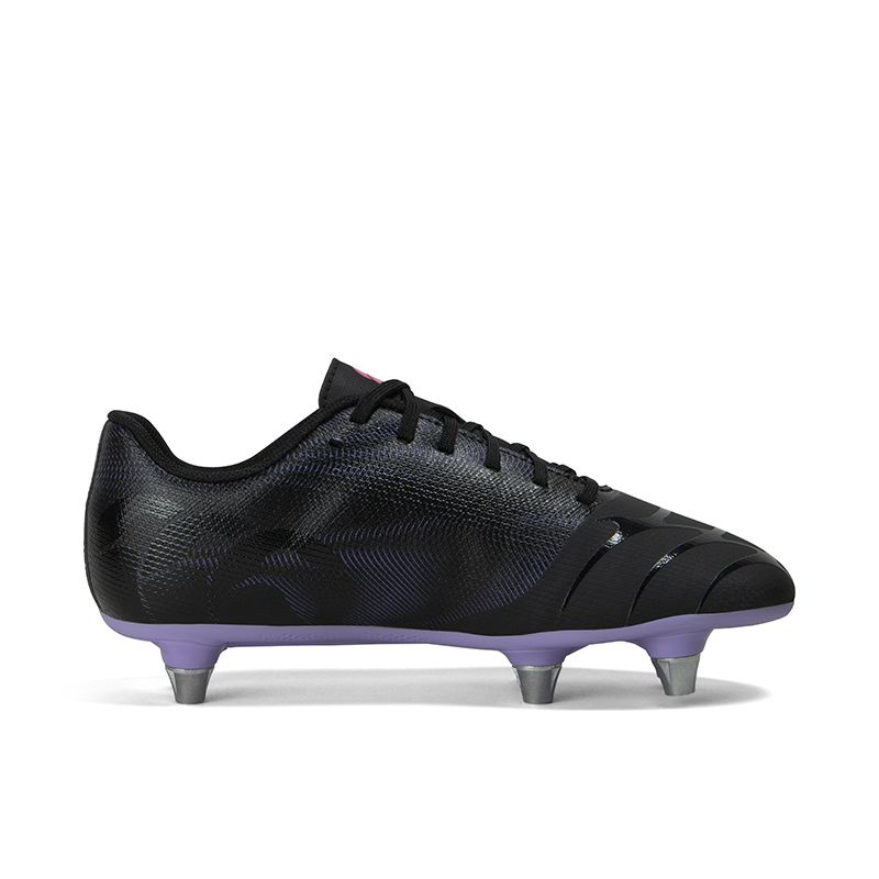 Black and Purple Canterbury Kids' Phoenix Genesis Team SG 6 Stud Boots 