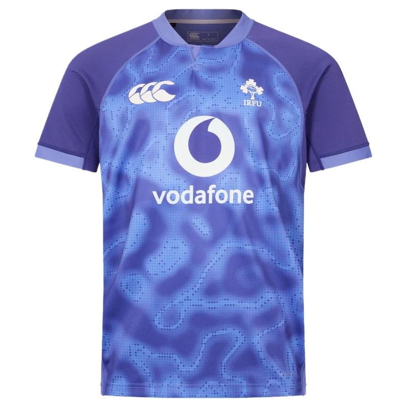 Men's Purple Canterbury Ireland Rugby IRFU 2025/26 Training Pro Jersey from O'Neills.