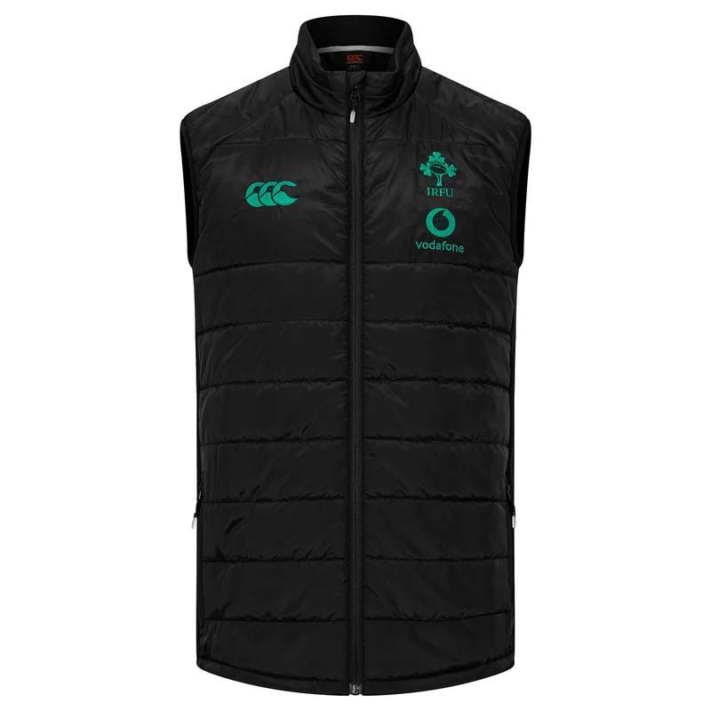 Men's black Canterbury IRFU jersey from O'Neills.