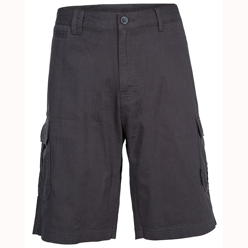 Dark Grey Trespass men's walking cargo shorts with pockets from O'Neills.