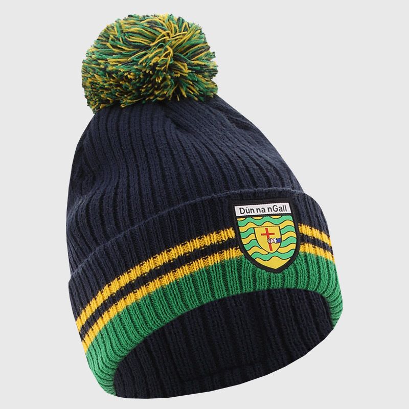 Navy Donegal GAA Renew Bobble Hat with county crest by O’Neills.