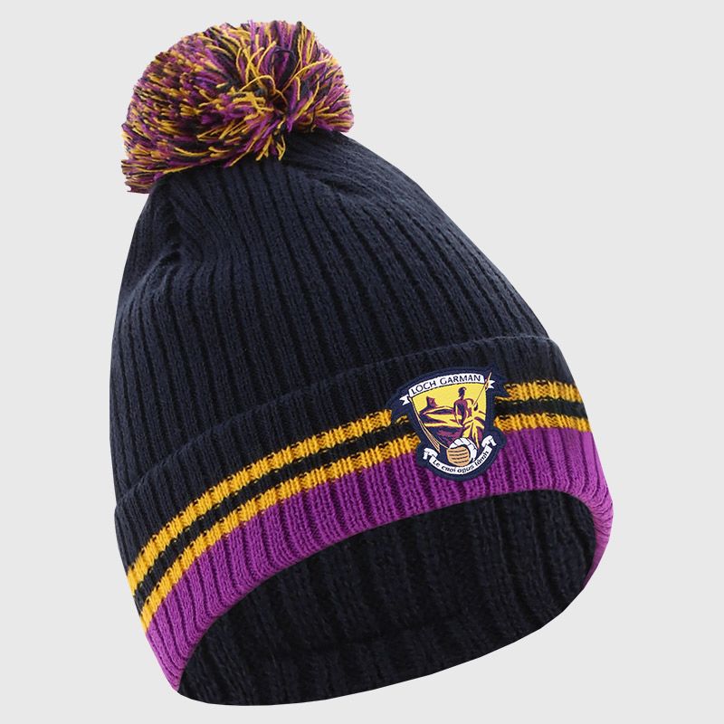 Navy Wexford GAA Renew Bobble Hat with county crest by O’Neills..