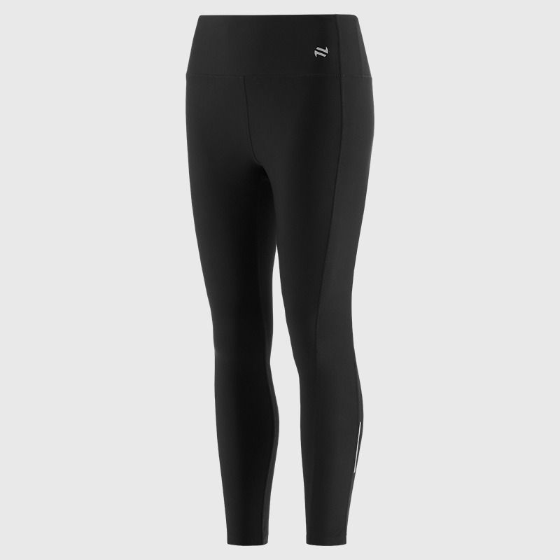 Black Kids' Riley 7/8th Leggings cut to finish just above the ankle from O’Neills 