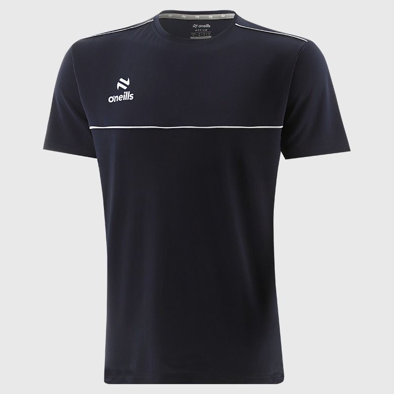 Navy and White Men's Rise T-Shirt from O'Neills.
