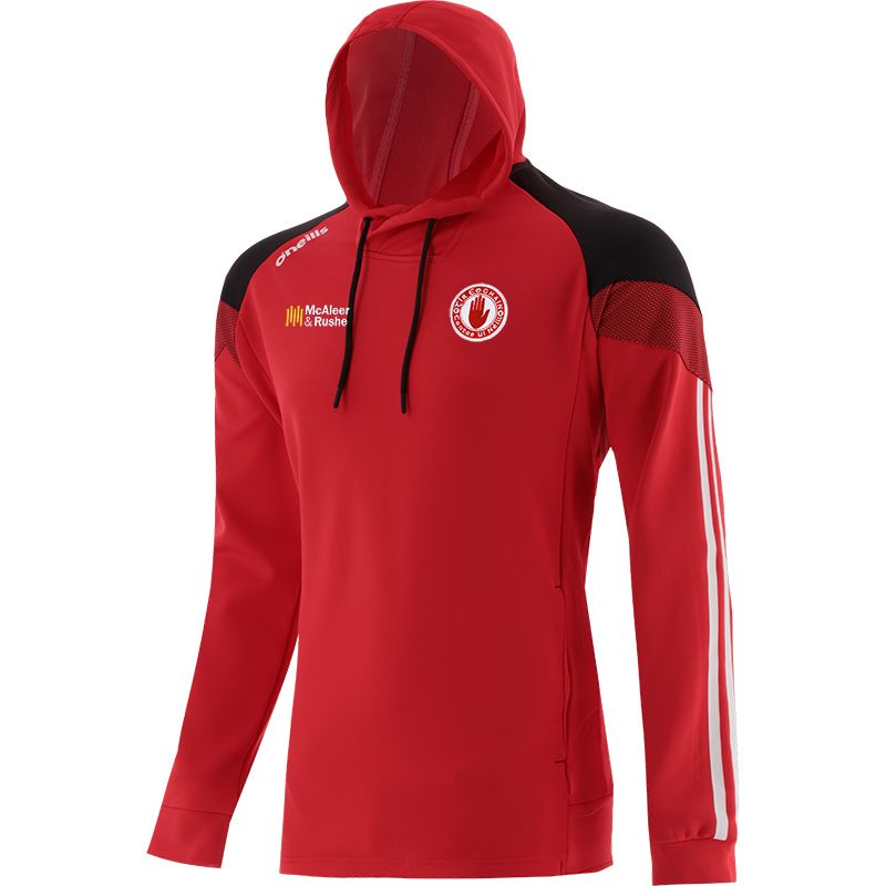 Red Down Rockway pullover hoodie with zip pockets by O’Neills.