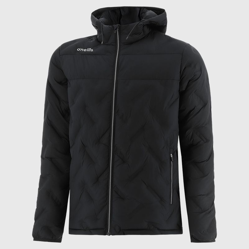 Black Men's Rockway Hooded Padded Jacket by O'Neills
