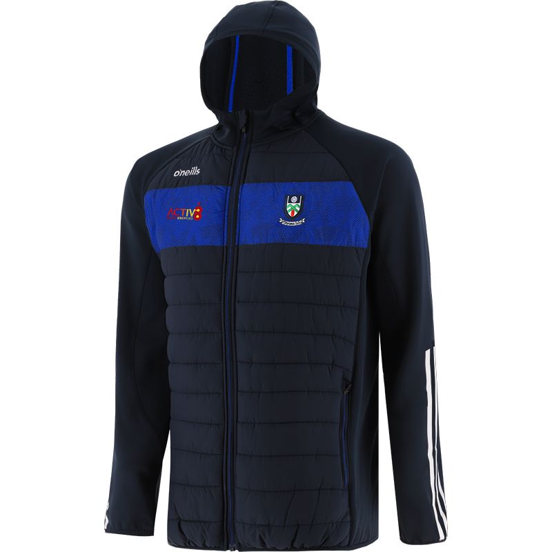 Marine Men's Monaghan GAA Rockway Padded Jacket with Hood and Zip Pockets by O’Neills.