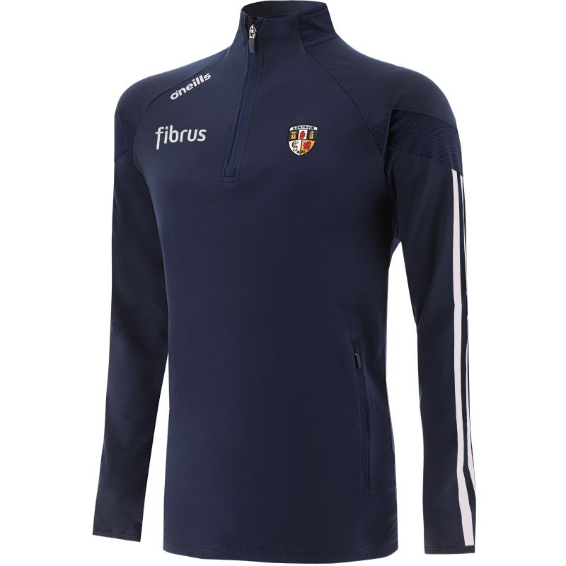 Antrim GAA Rockway Half Zip Top with zip pockets by O’Neills.