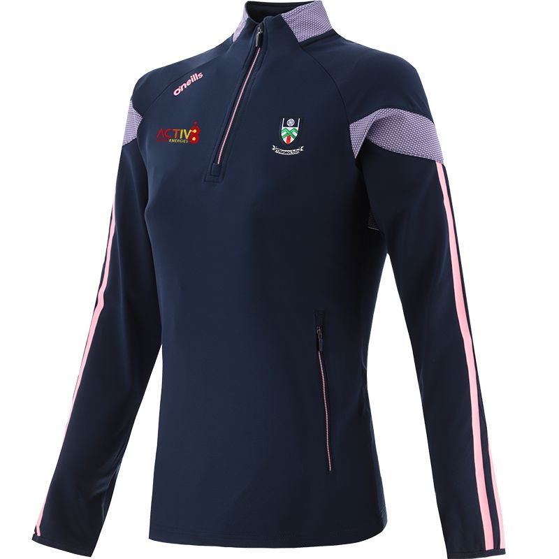 Marine Kids' Monaghan GAA Rockway Half Zip Top with zip pockets by O’Neills.