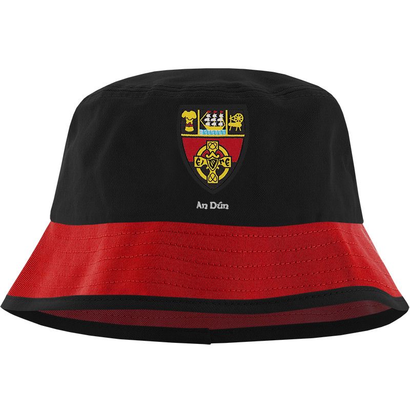 Down GAA Bucket Hat in Black by O’Neills.