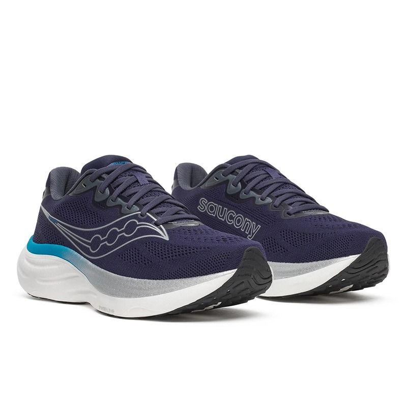Men's Navy Saucony Ride 19 Running Shoes from O'Neills.