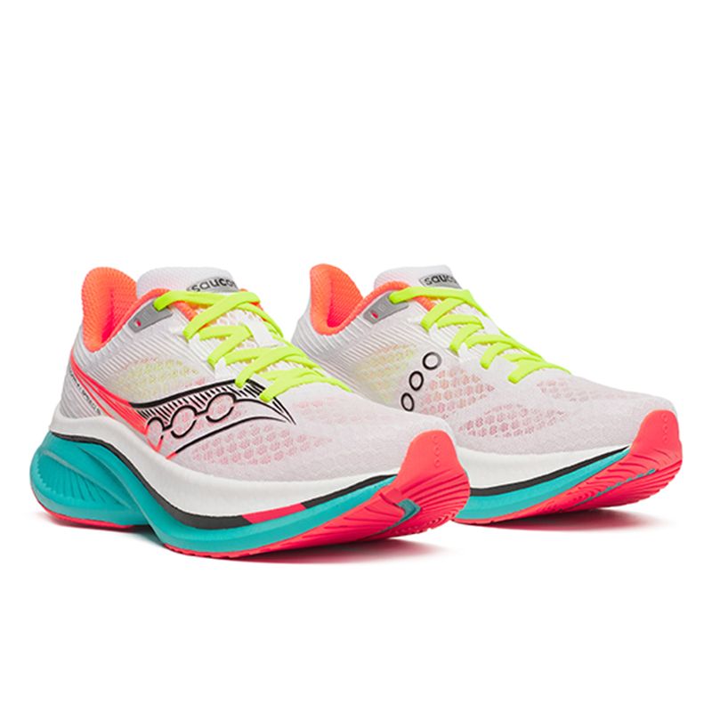 White / Blue / Pink Saucony Men's Speed 5 Running Shoes from O'Neills