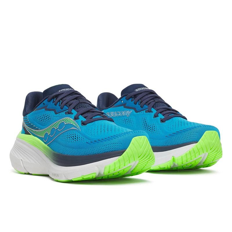 Men's Saucony Guide 19 Running Shoes Cobalt / Navy From O'Neills