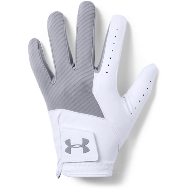 white and grey Under Armour men's golfing glove