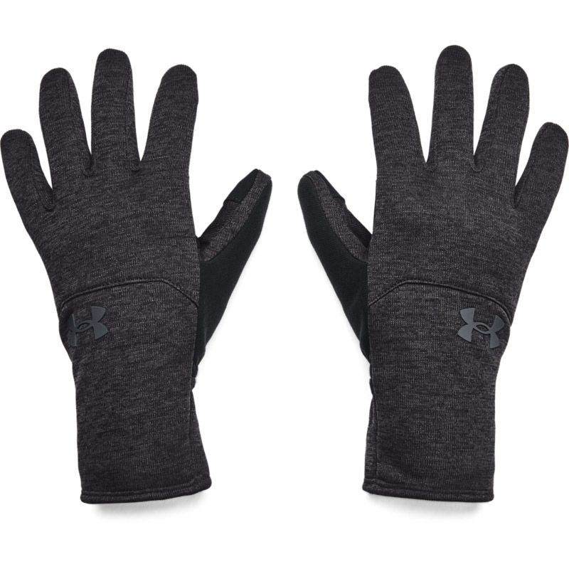black Under Armour gloves with water repelling technology from O'Neills