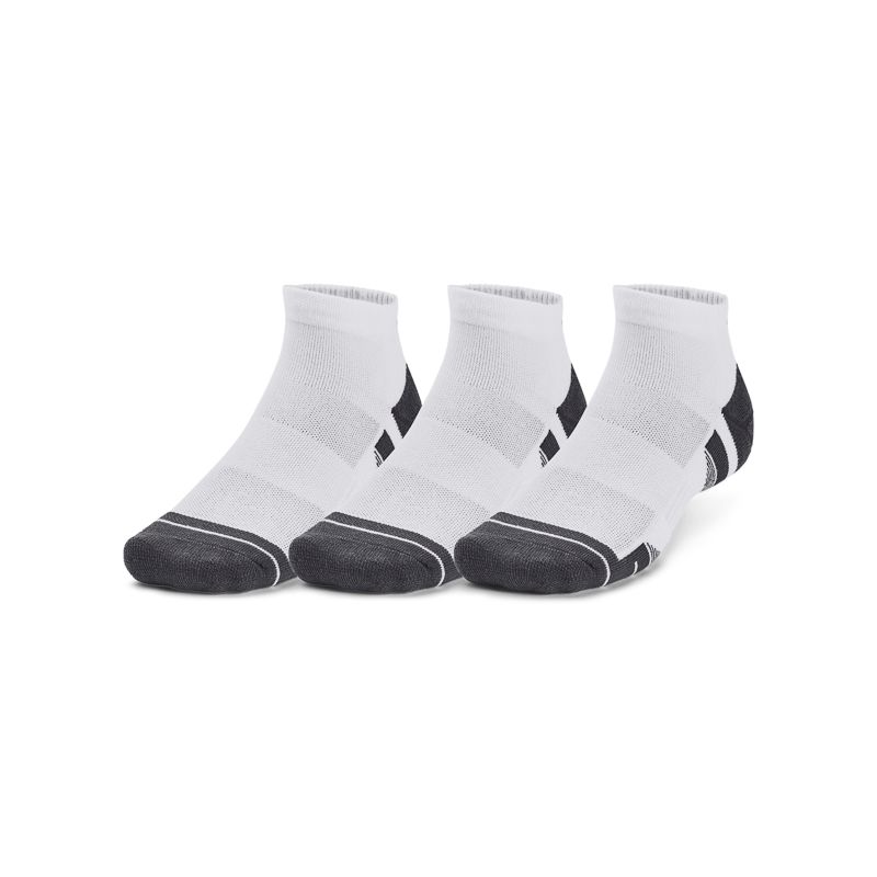 White Under Armour UA Performance Tech 3-Pack Low Cut Socks from O'Neill's.