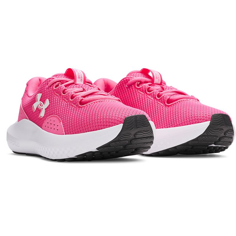 pink and white Under Armour Women's UA Surge 4 Running Shoes from O'Neills