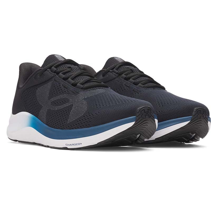 Men's Black Under Armour Pursuit 4 Big Logo Running Shoes from O'Neills.