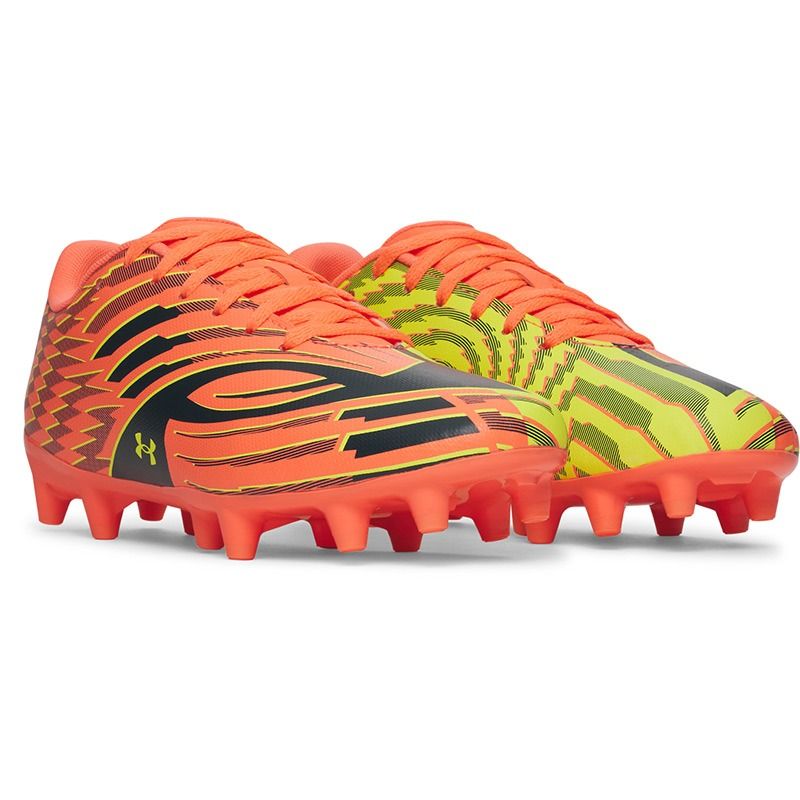 Kids' Orange Under Armour UA Shadow Club 4 FG Football Boots from O'Neills.