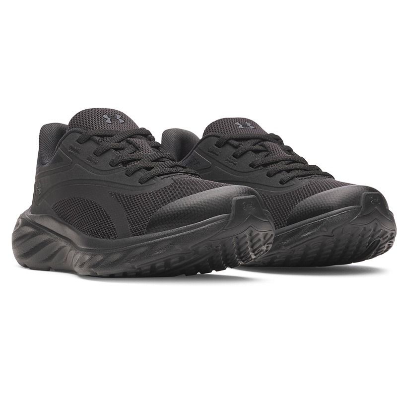 Black Under Armour Junior Ascend AL Running Shoes from O'Neills