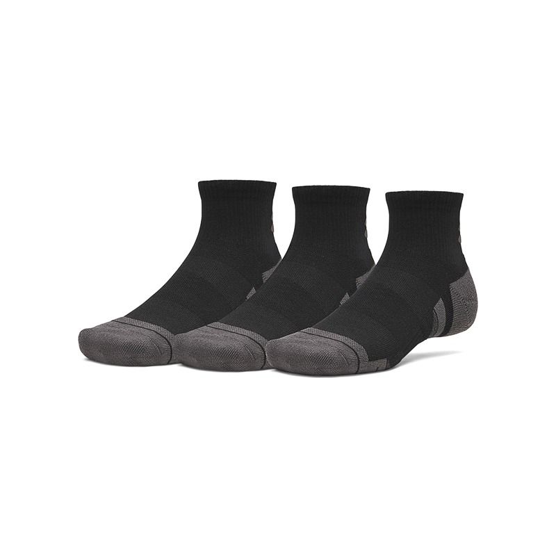 Adults Black Under Armour UA Performance Tech 3 Pack Socks from O'Neills.