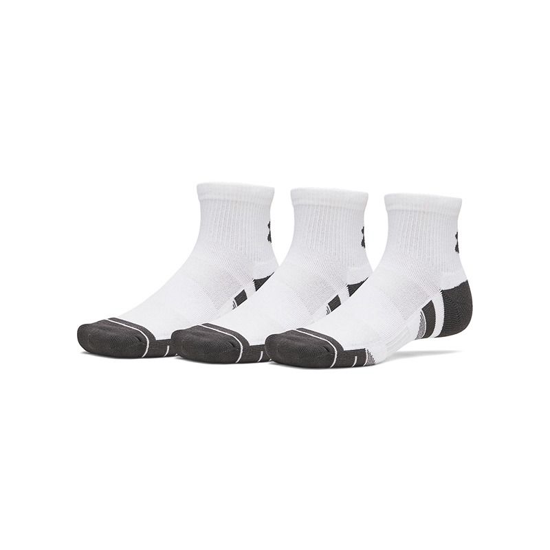 Adults White Under Armour UA Performance Tech 3 Pack Socks from O'Neills.