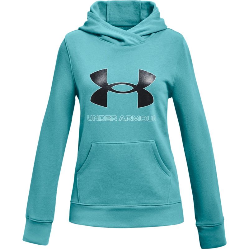 Blue Under Armour kids' hoodie with front pocket from O'Neills.