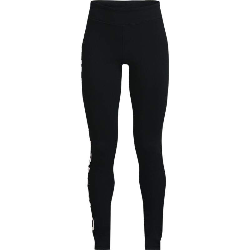 Black Under Armour kids' girls lightweight leggings from O'Neills.